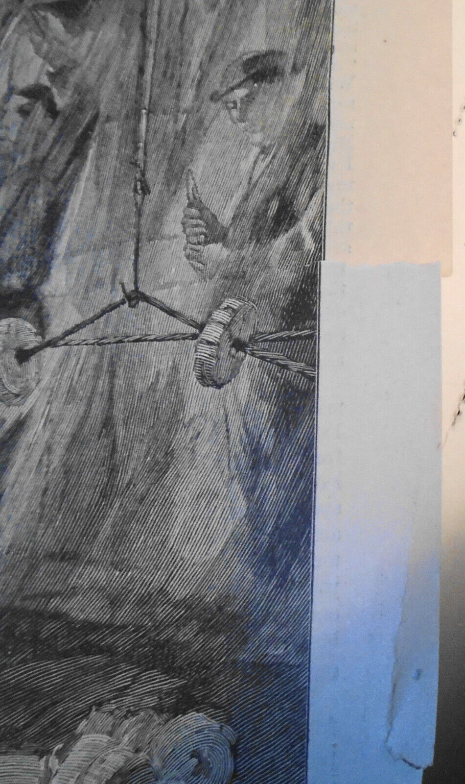 A Seine Loft -- Drawn By J. Macdonald - A Winter Passage. Harper's Weekly 1887