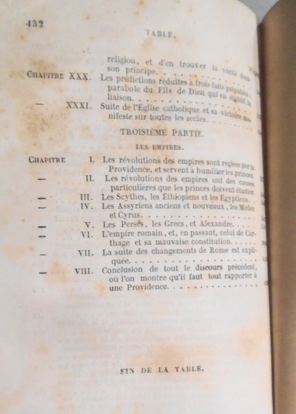 1860 Discours sur l'histoire universelle, par Jacques Bénigne Bossuet