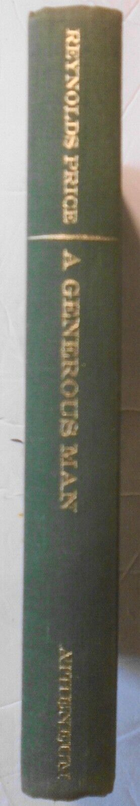 Reynolds Price : A Generous Man. First Edition 1966 Hardcover/DJ