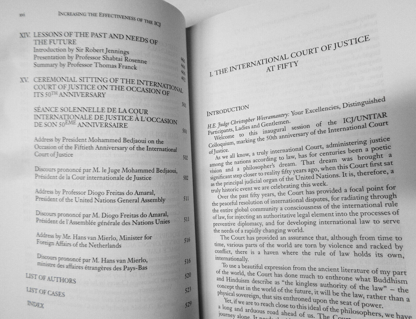 Increasing the effectiveness of the International Court of Justice - Connie Peck