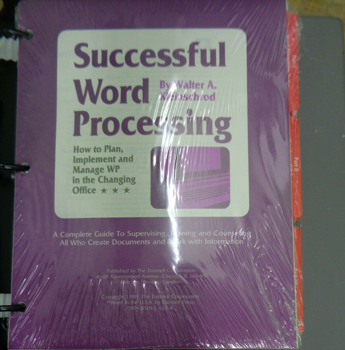 Successful word processing, by Walter A Kleinschrod, 1989