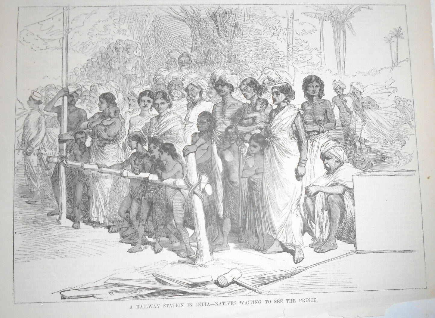 Camel Riders / Railway Station In India - - Harper's Weekly, February 26, 1876