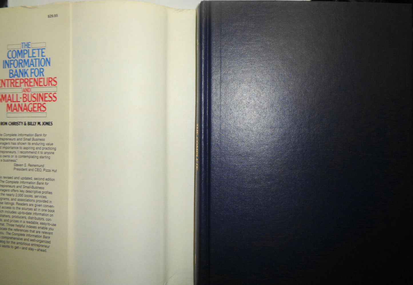 Complete Information Bank for Entrepreneurs and Small Business Managers. 2nd ed.