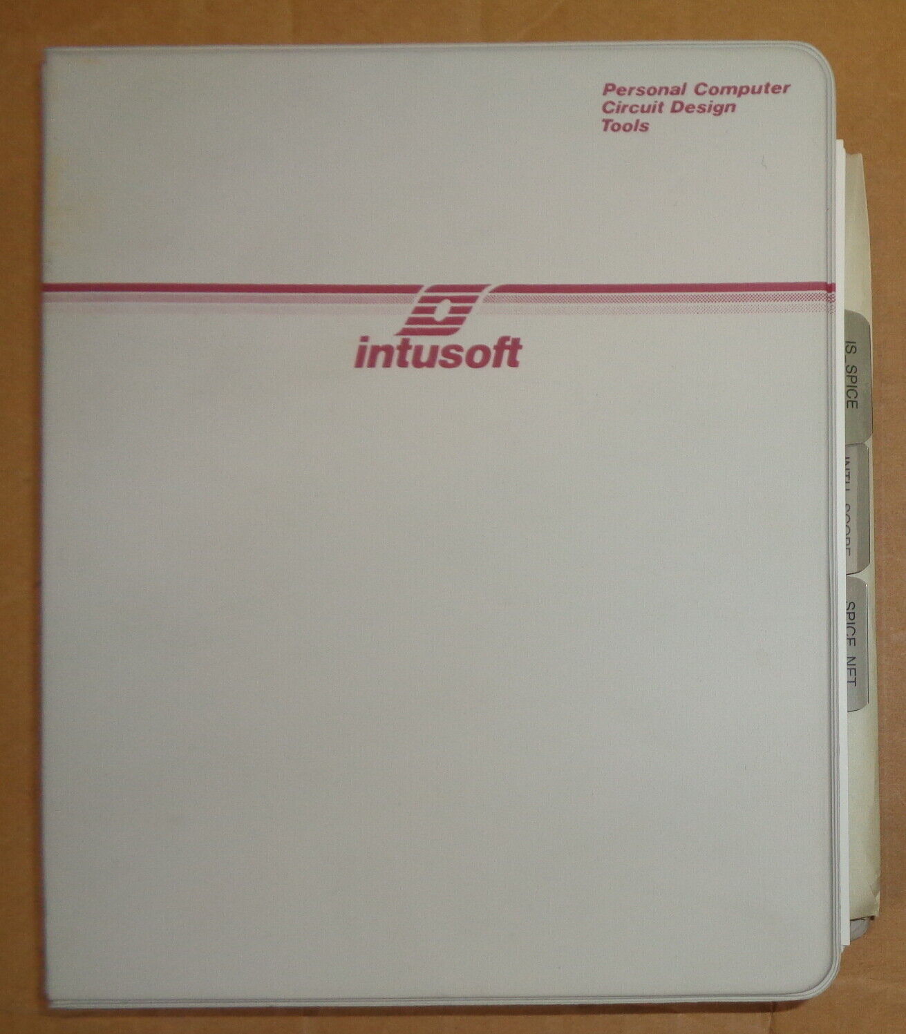 Intusoft PRE_SPICE, IS_SPICE, Intu_Scope, SPICE_NET. Circuit design programs IBM