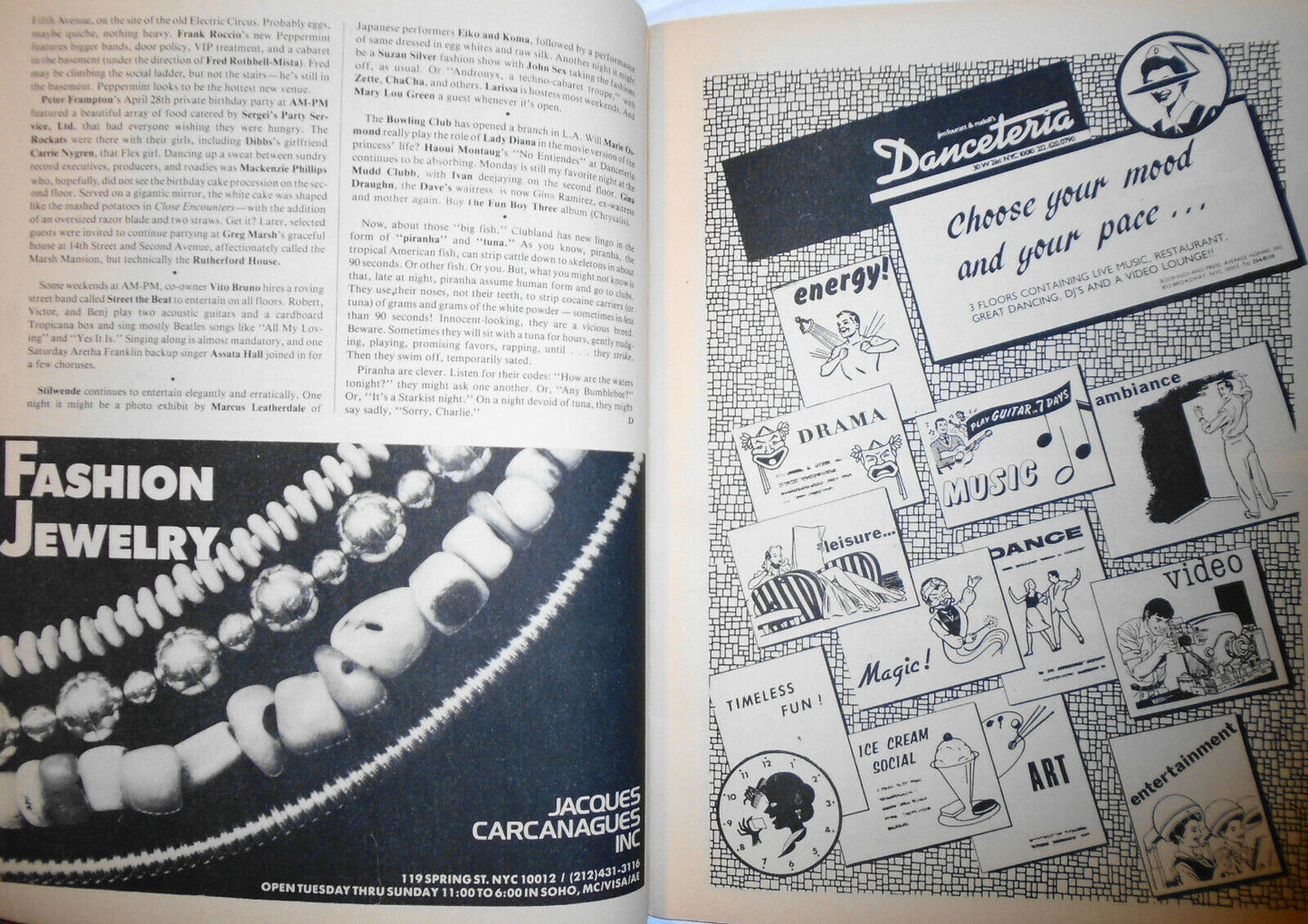 Details Magazine June 1982 - Hip-hop. .. Beating the Rap -- Susanne Bartsch ...
