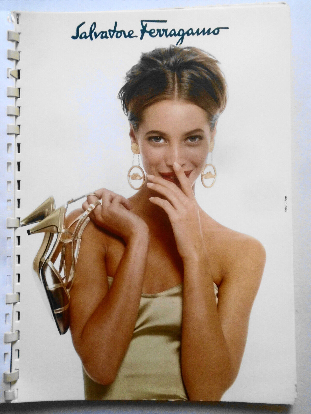 Salvatore Ferragamo Advertising Strategy for Spring/Summer 1991. With photos/ads