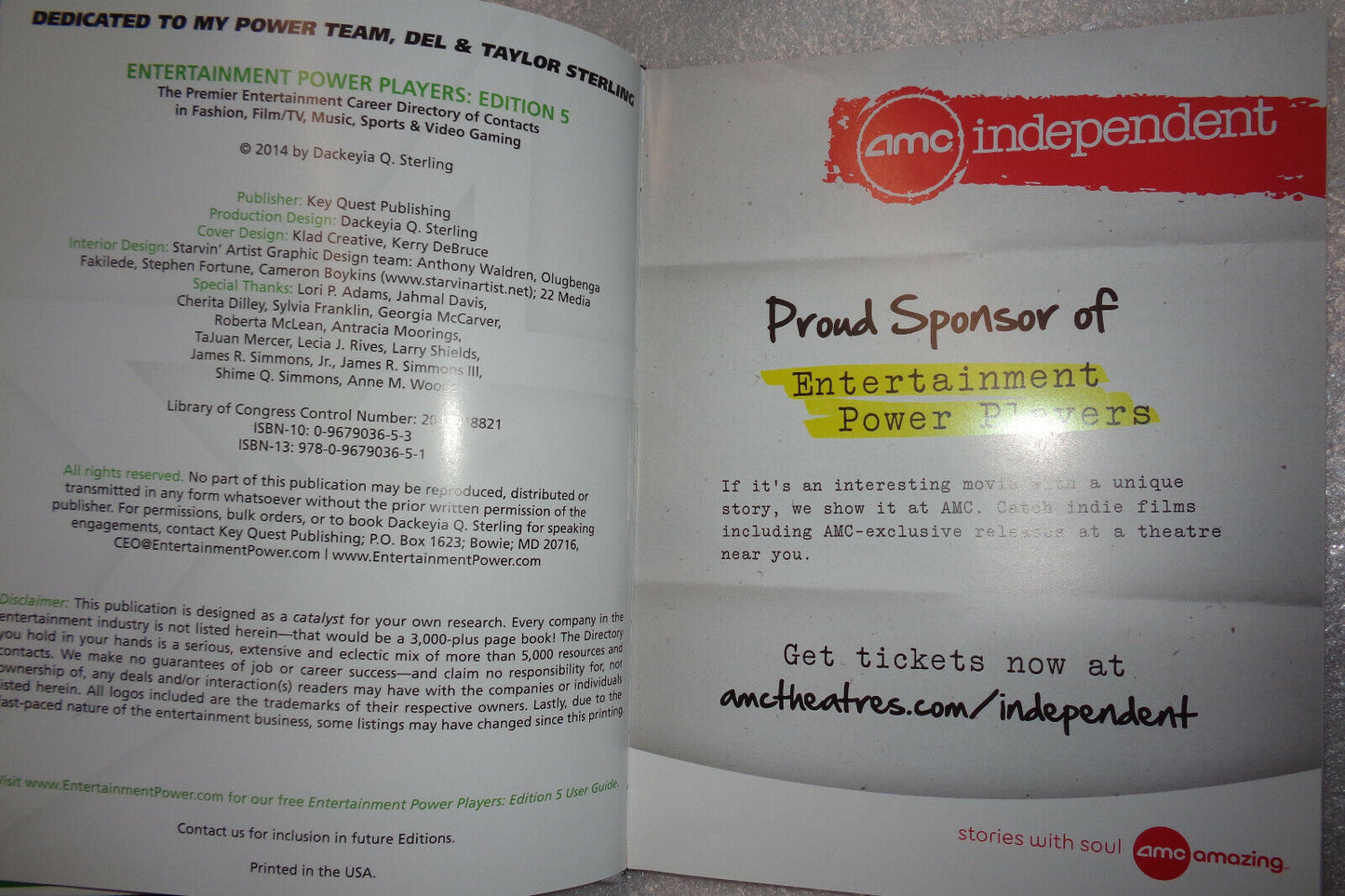 Entertainment Power Players® : The Premier Entertainment Career Directory of...