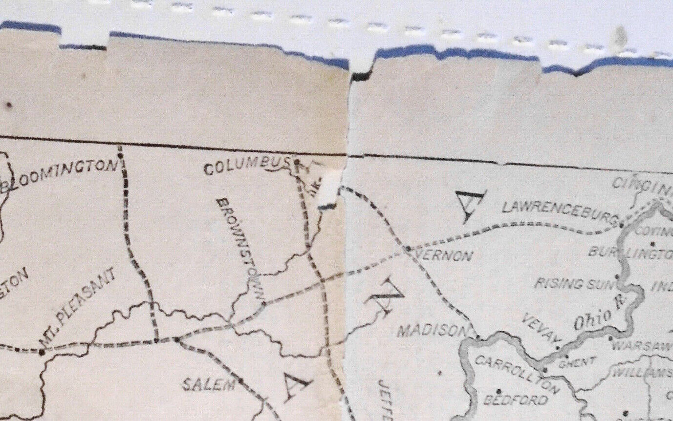 War Map Of Kentucky, Showing The Present Field Of Operations In That State 1862