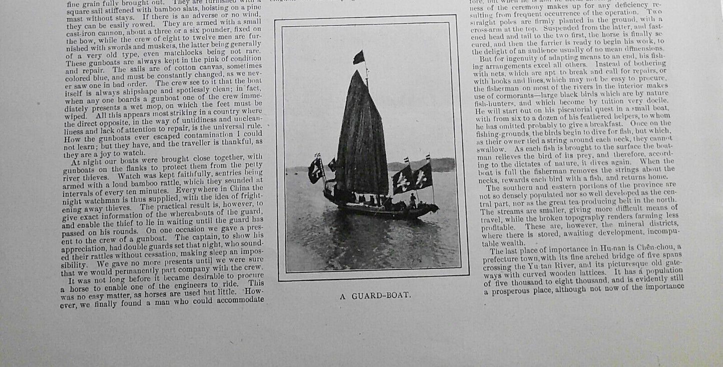 Hu-nan the Closed Province III, by William Barclay Parsons. Harper's Weekly 1900