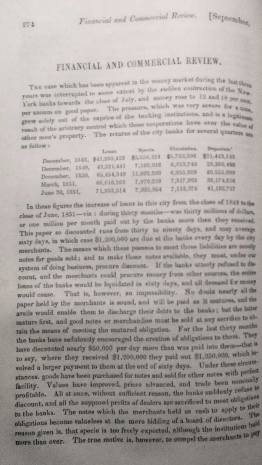 The United States Magazine and Democratic Review, September 1851