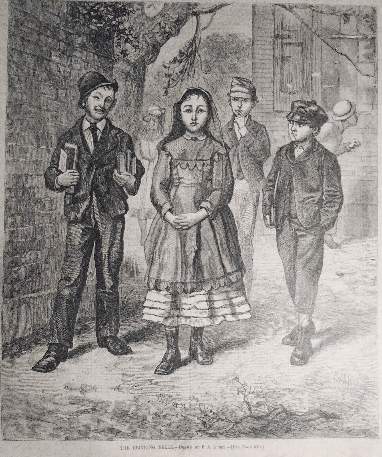"The Reigning Belle" - Harper's Weekly, July 21, 1877