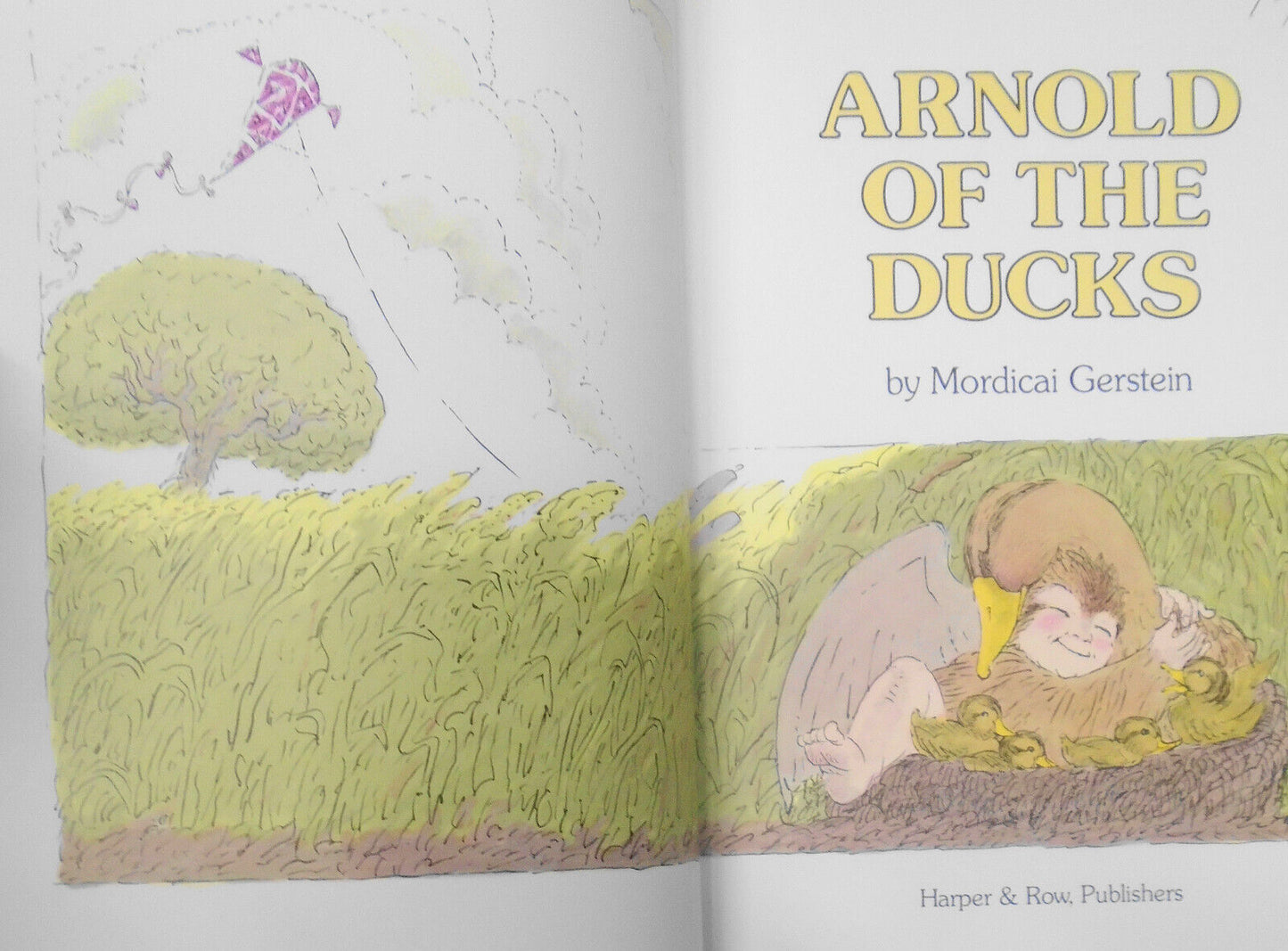 Arnold of the Ducks, by Mordicai Gerstein. 1983 First Edition SIGNED / INSCRIBED