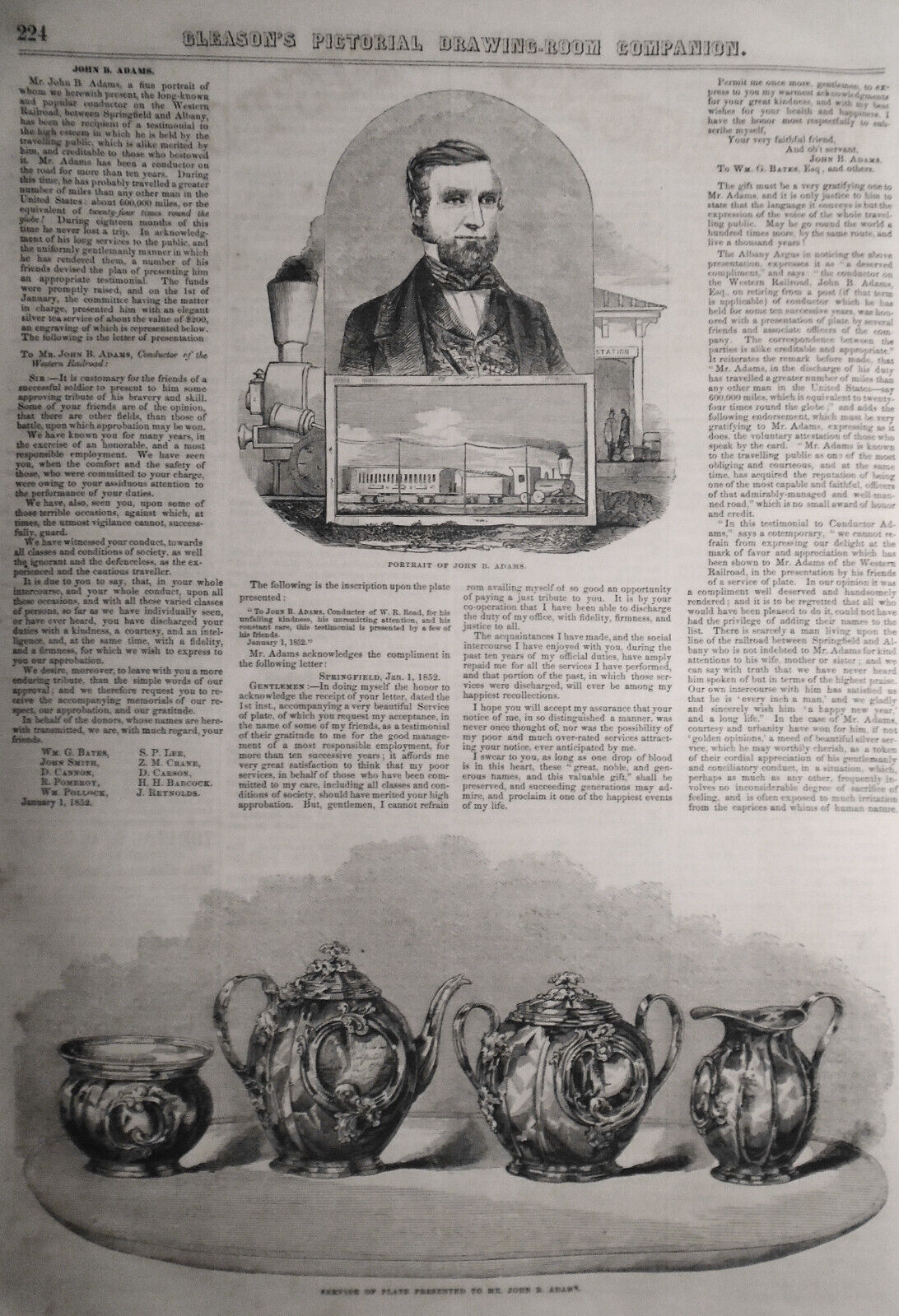 Gleason's Pictorial - April 3, 1852. New publishing hall, etc
