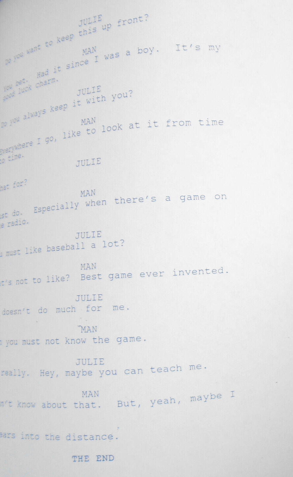 Burn For You, an original screenplay by N. K. Eskridge & Thomas DeHaven