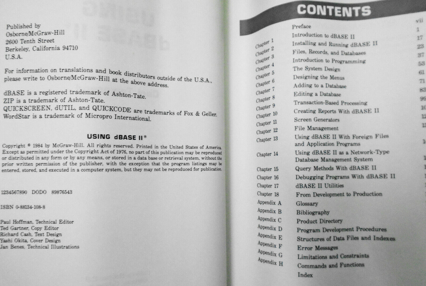 3 dBase II books - Understanding dBase II, Simply dBase II, & Using dBase II