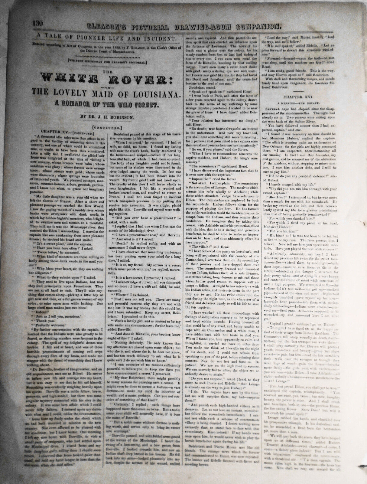 Madame Anna Thillon - Gleason's Pictorial, February 28, 1852 - Original