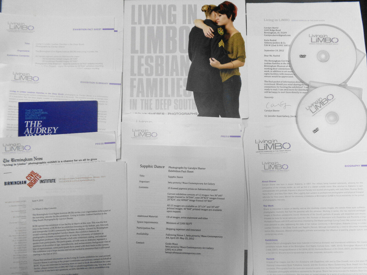 Living in Limbo: Lesbian Families in the Deep South - Carolyn Sherer SIGNED lot