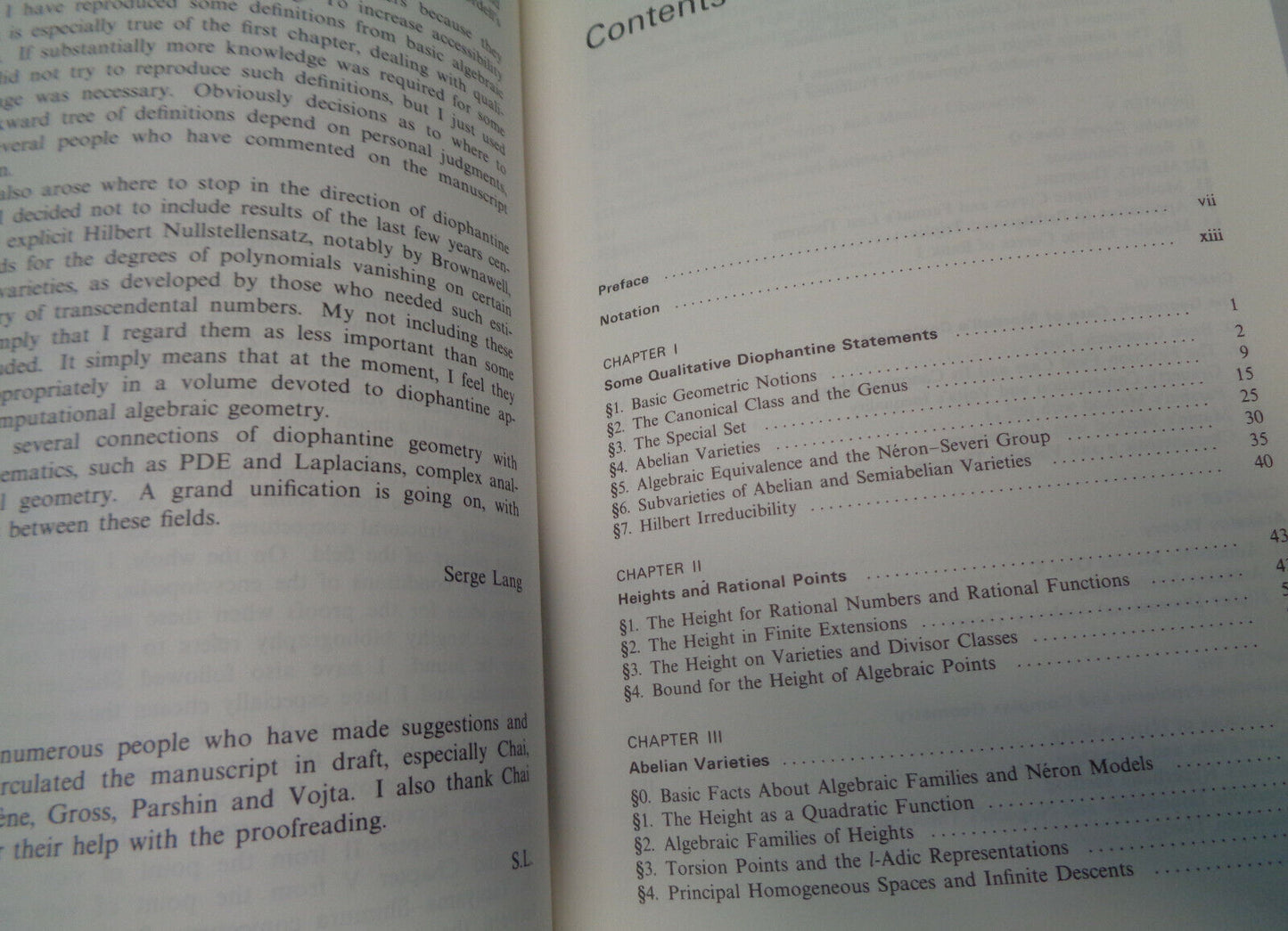 Survey on Diophantine Geometry by Serge Lang (1997, Paperback)