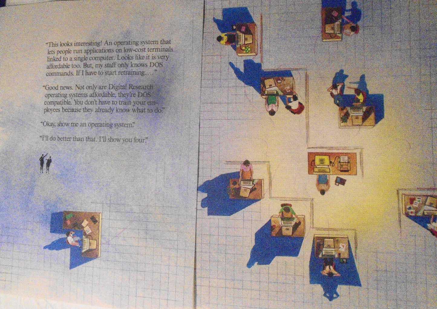 Digital Research Concurrent DOS multiuser operating systems brochure. 1988.