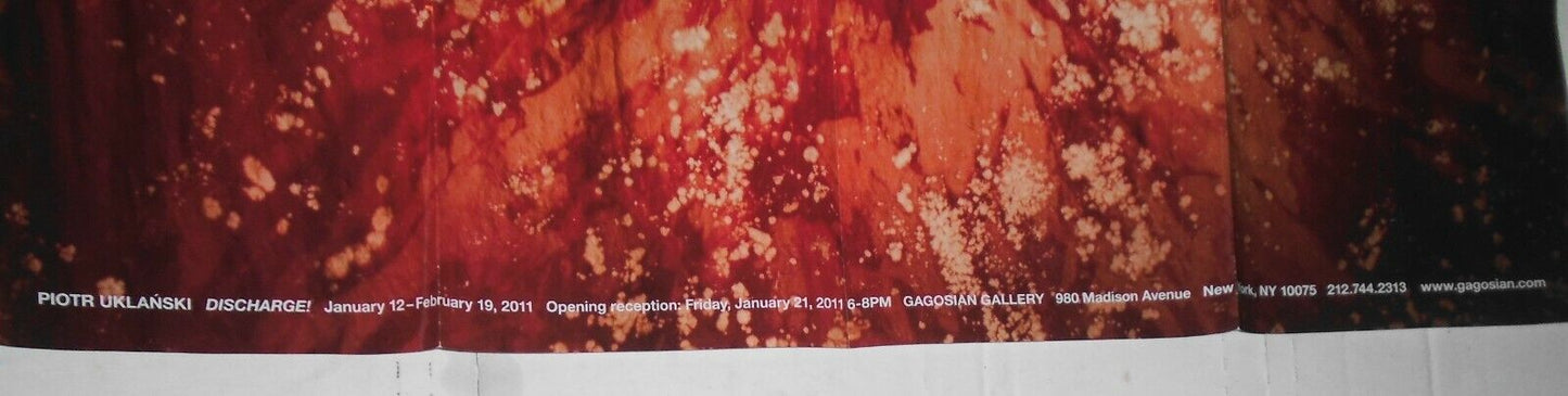 PIOTR UKLANSKI Discharge! - Exhibition Poster 2011 Gagosian Gallery NYC