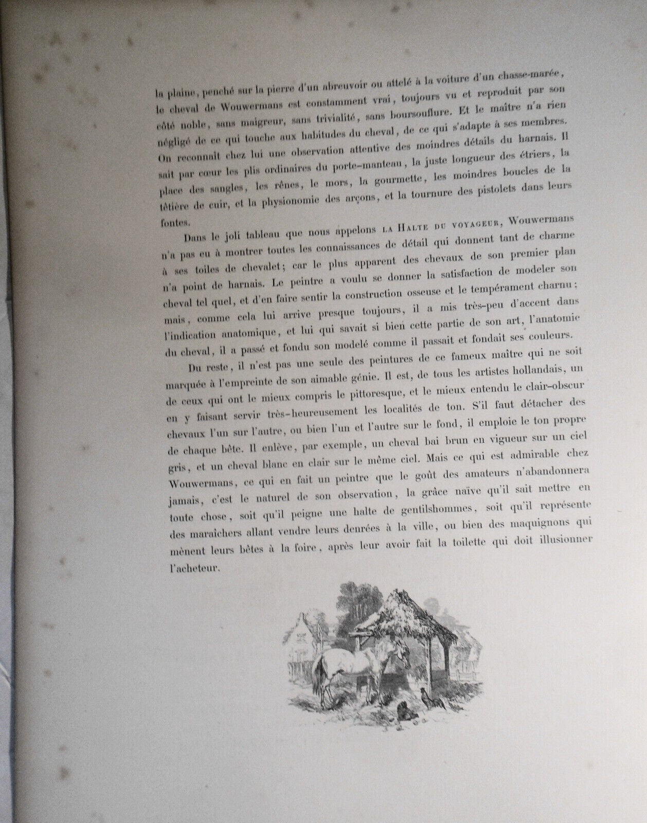 1859 La halte du Voyageur - by P. Wouwermans
