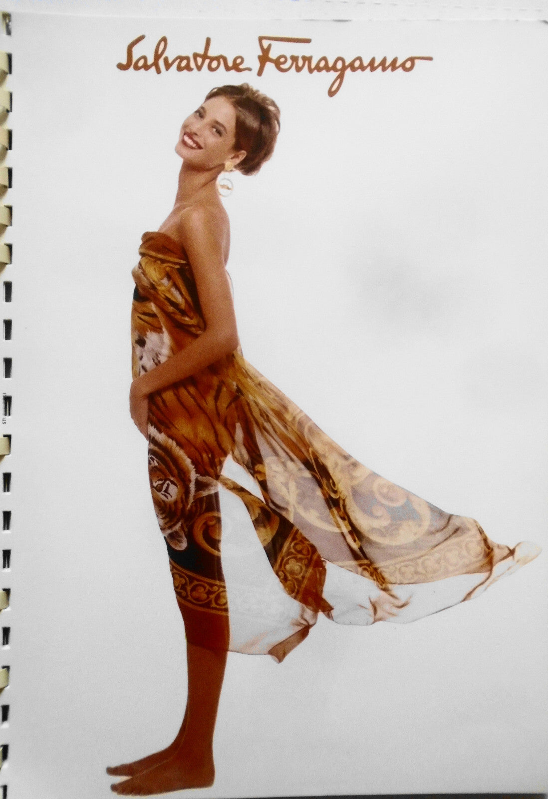 Salvatore Ferragamo Advertising Strategy for Spring/Summer 1991. With photos/ads