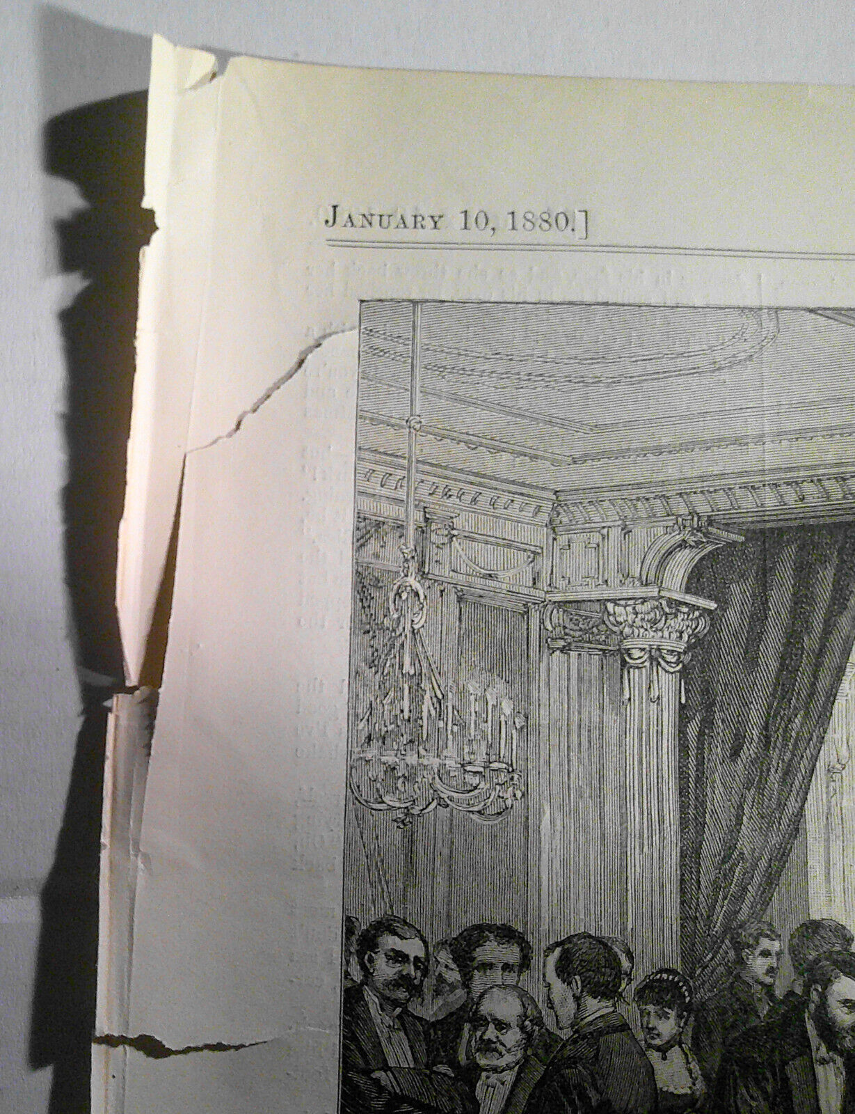 General Grant in Philadelphia - Harper's Weekly, January 10, 1880. 2 prints.