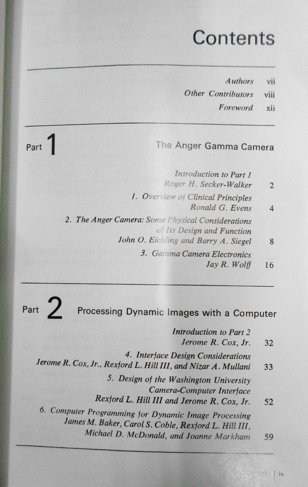Computer processing of dynamic images from an Anger scintillation camera. 1974