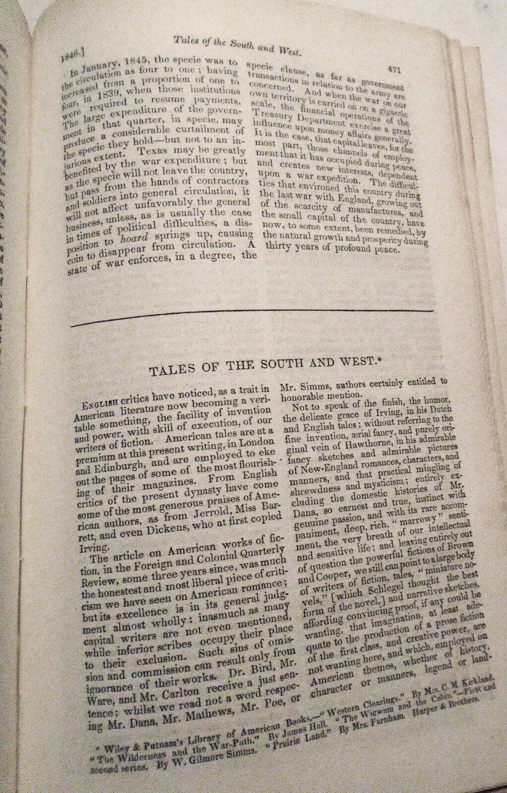 United States Magazine & Democratic Review June 1846 - Nathaniel Hawthorne ...