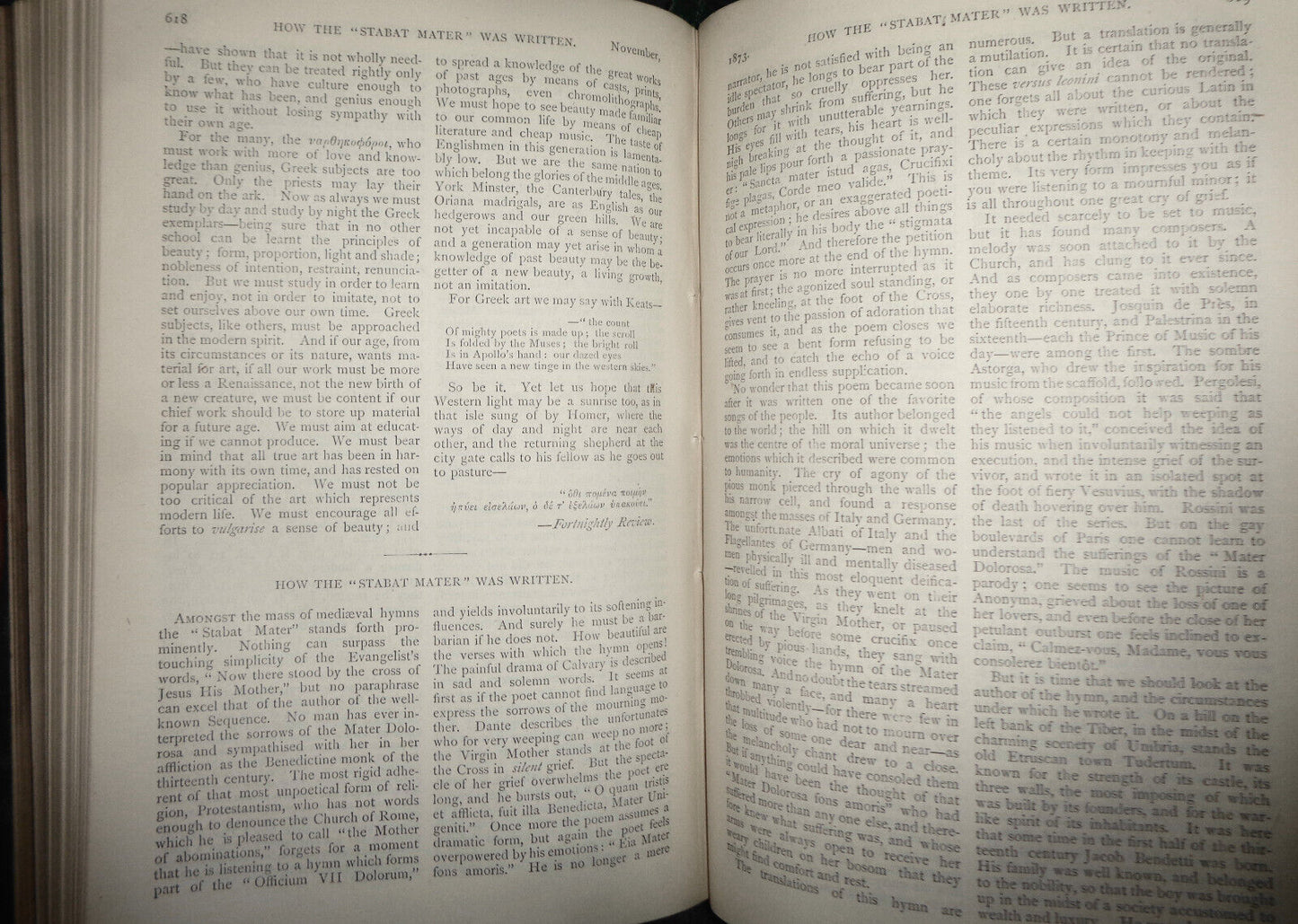 1873 The Eclectic magazine July-Dec Vol 18 Nathaniel Hawthorne, Whittier prints