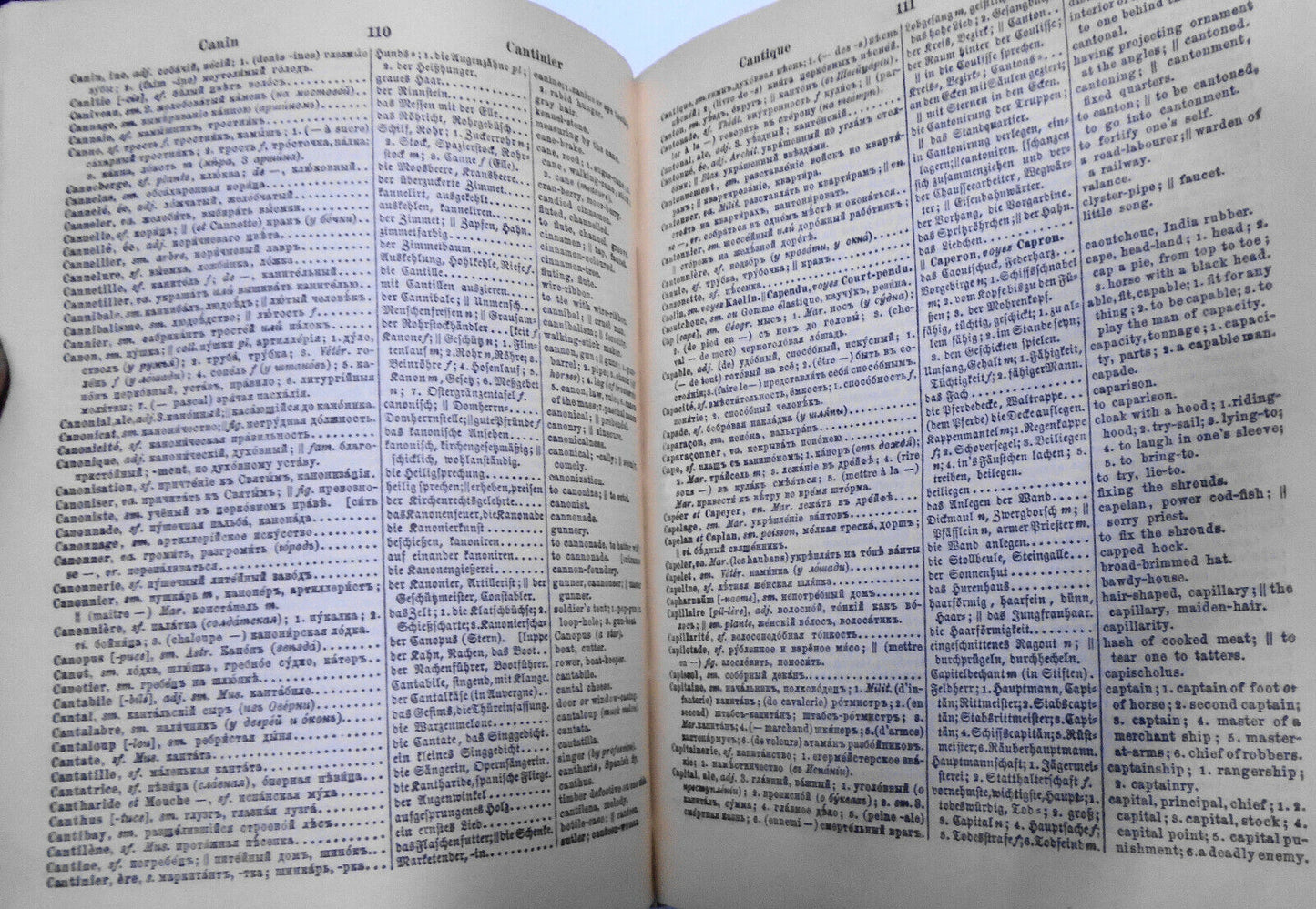 1900 Nouveaux dictionnaires parallèles des langues (4) ... Pt. 2 ... français