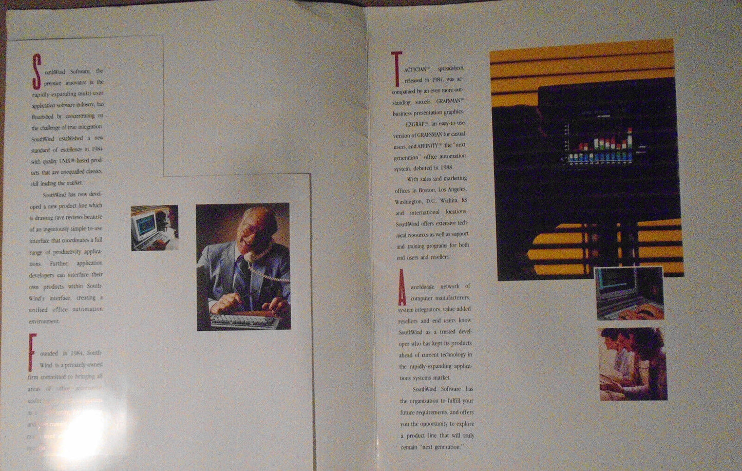 Tactician Plus - first spreadsheet for NeXT Computer - Promo literature, 1989