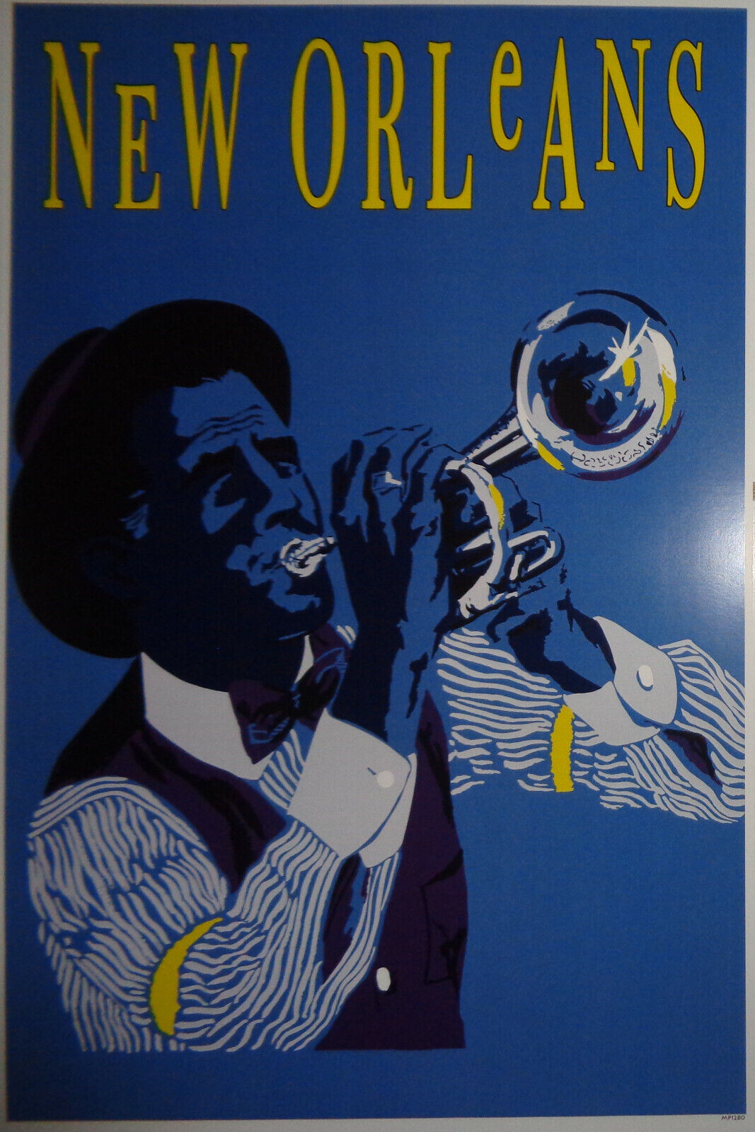 New Orleans - Jazz Trumpet Player Poster