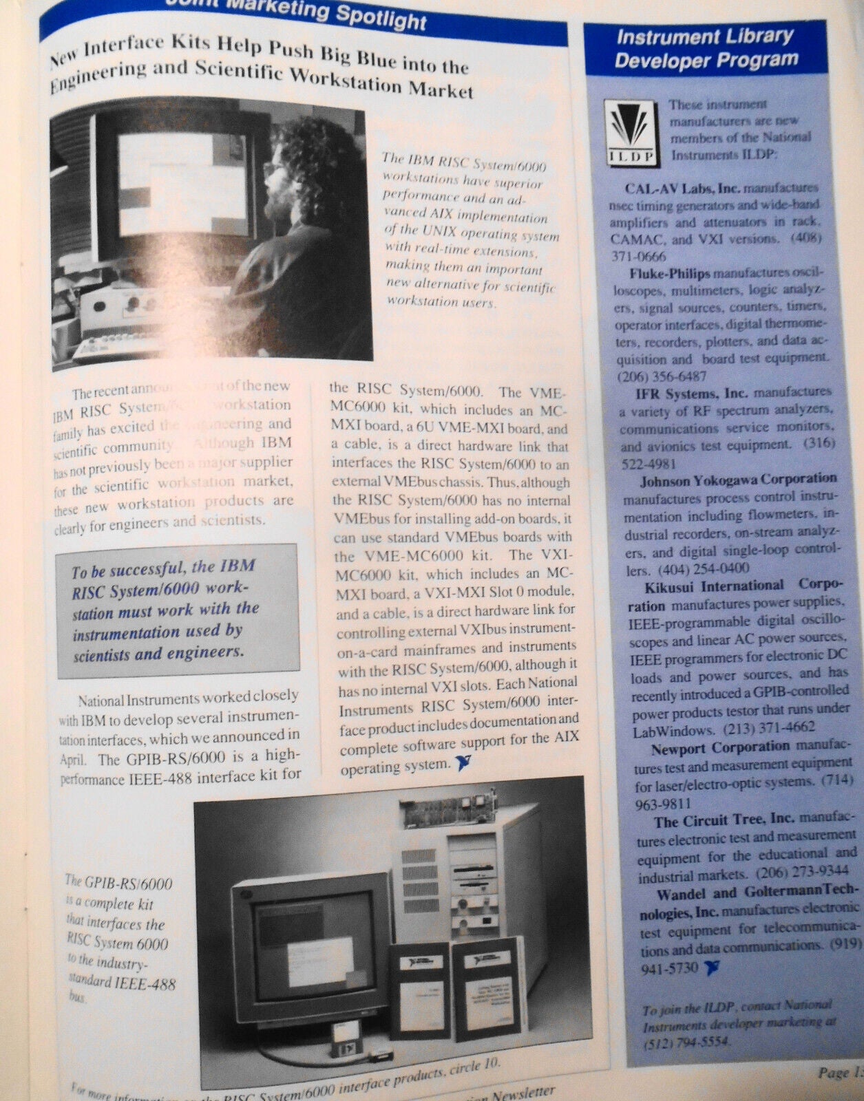 Instrumentation Newsletter, by National Instruments - August 1990, Vol. 2, N. 3