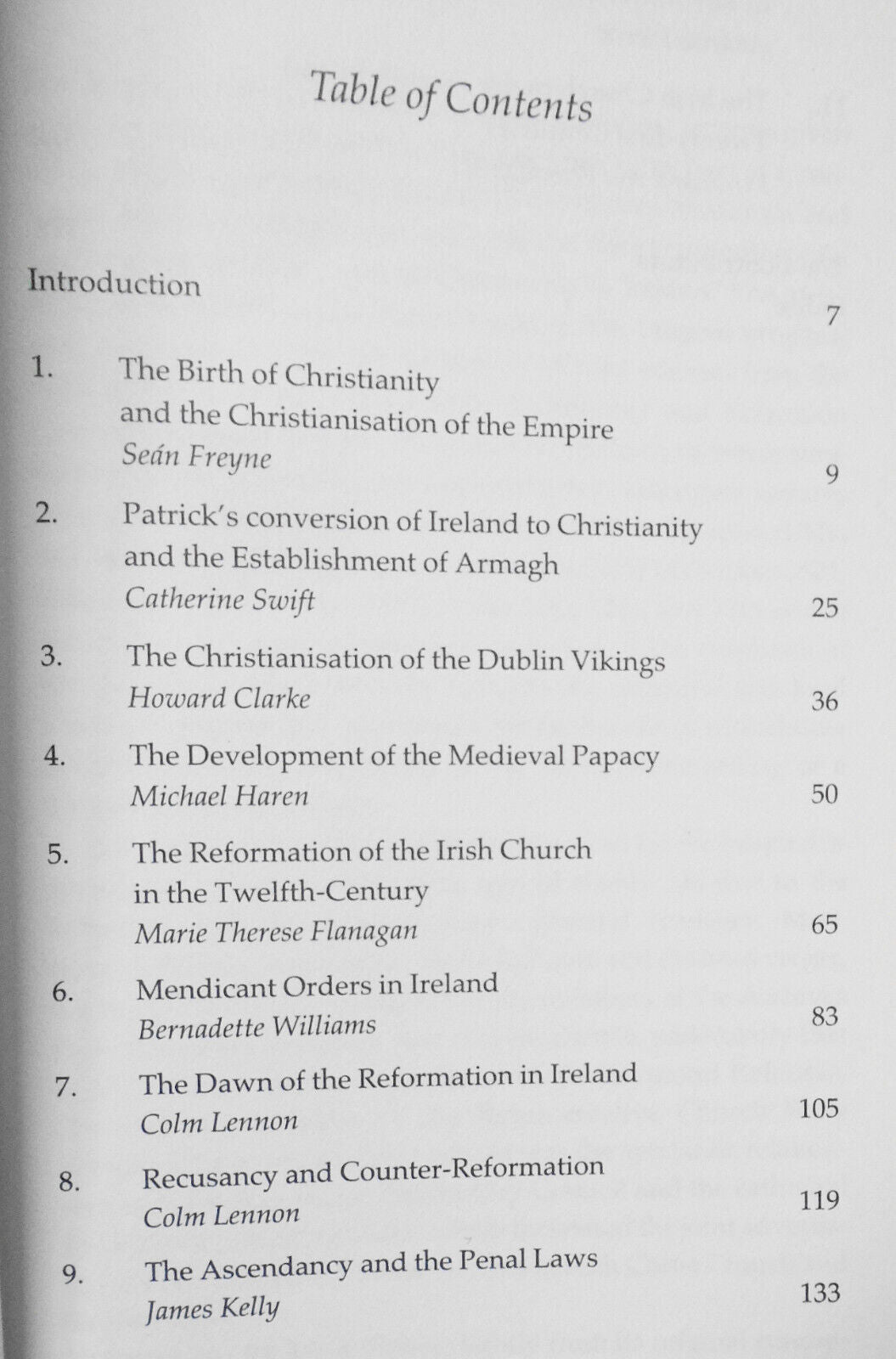 Two Thousand Years of Christianity and Ireland John Bartlett. SIGNED 1st edition