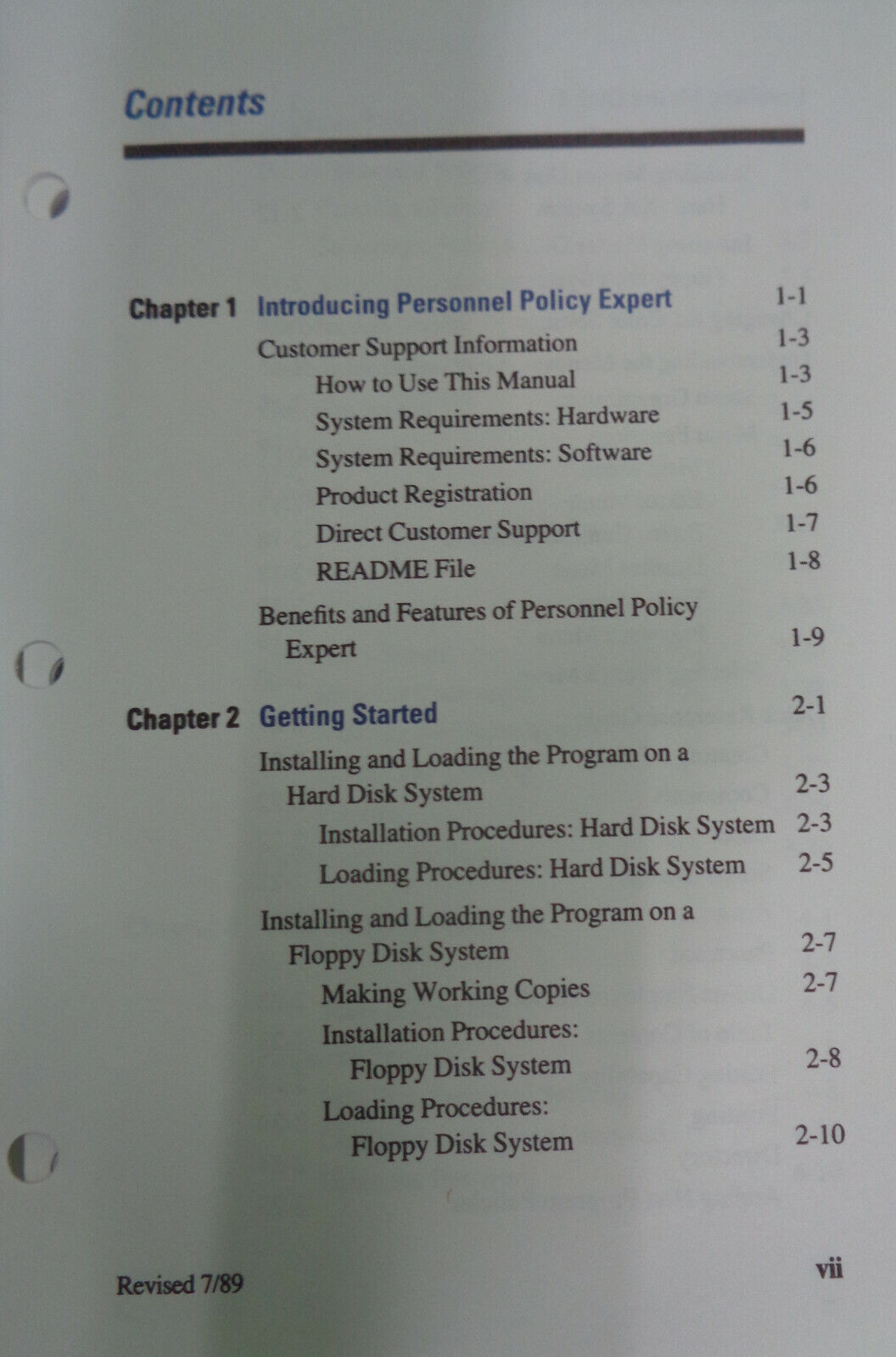 Personnel Policy Expert, by KnowledgePoint 1989. For IBM PCs.