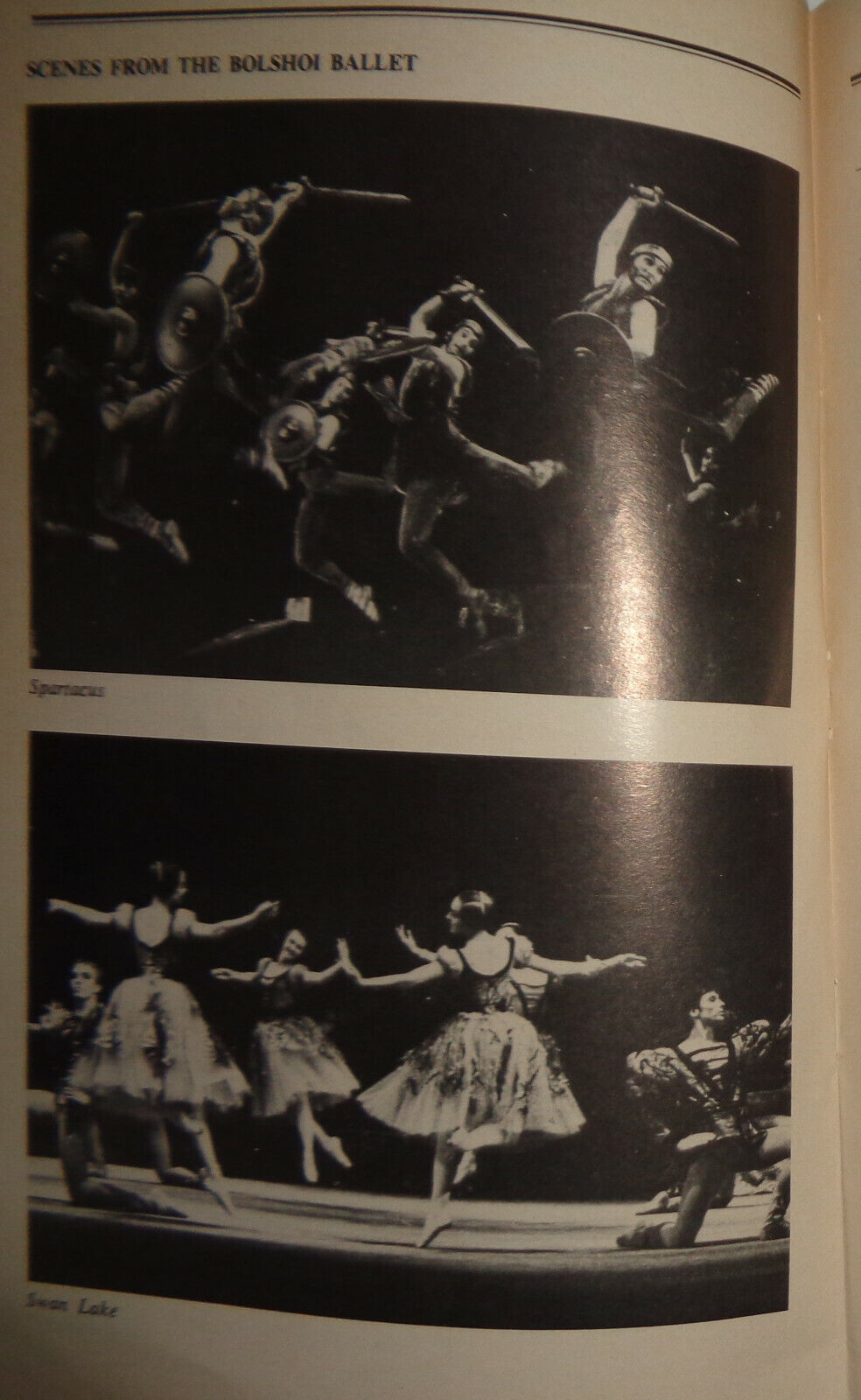 SPARTACUS - PROGRAM - BOLSHOI BALLET - SUMMER AT THE STATE THEATER, Aug, 1979