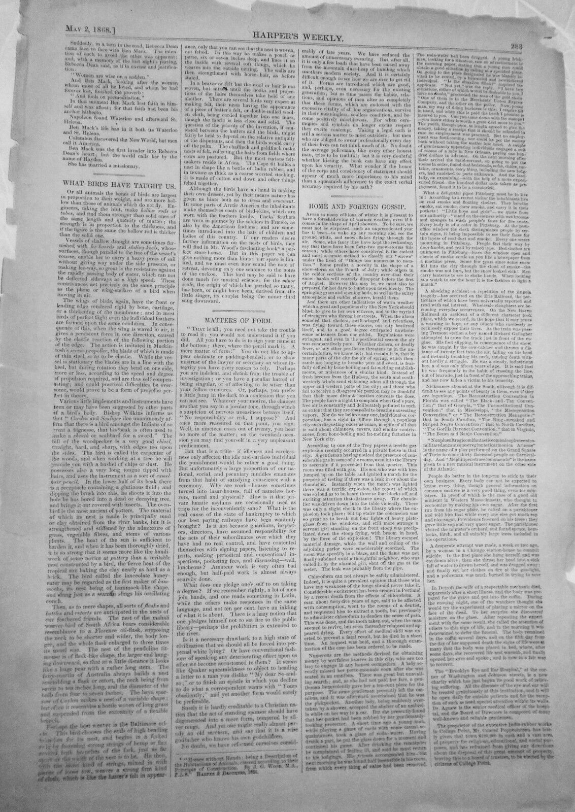 The Japanese Revolution - View of Yokohama & Jeddo - Harper's Weekly May 2, 1868