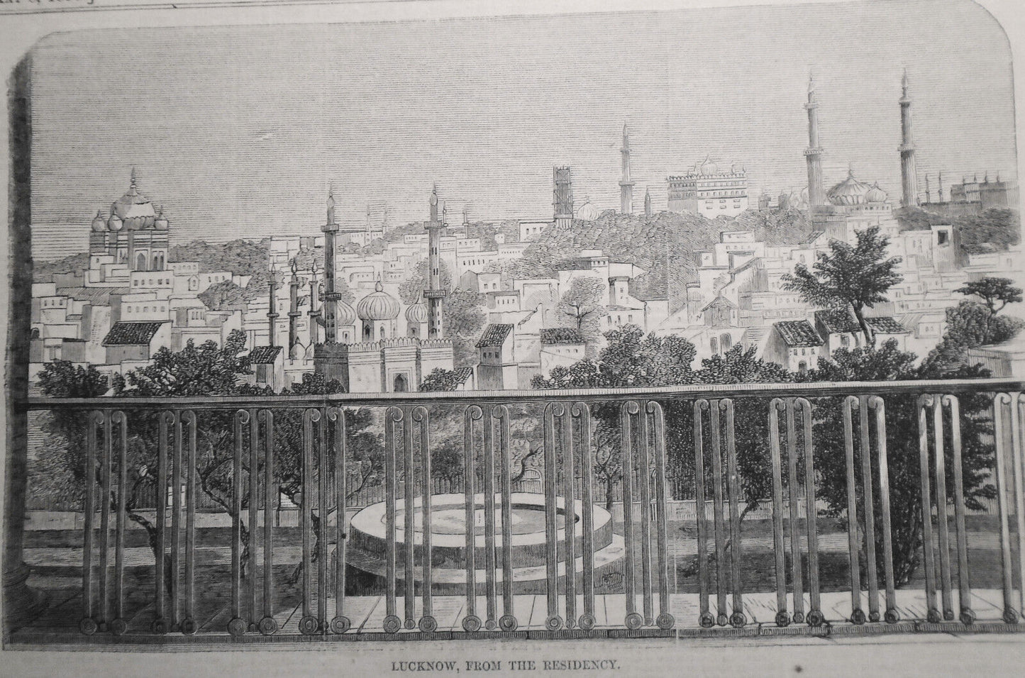 Lucknow, From The Residency & From The River - Harper's Weekly May 8, 1858