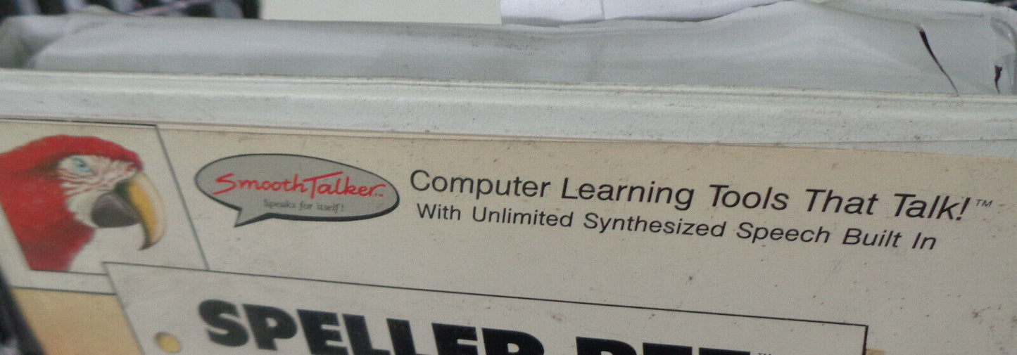 Speller Bee, by First Byte for Apple Macintosh. 1985. Talking Notebook Series.
