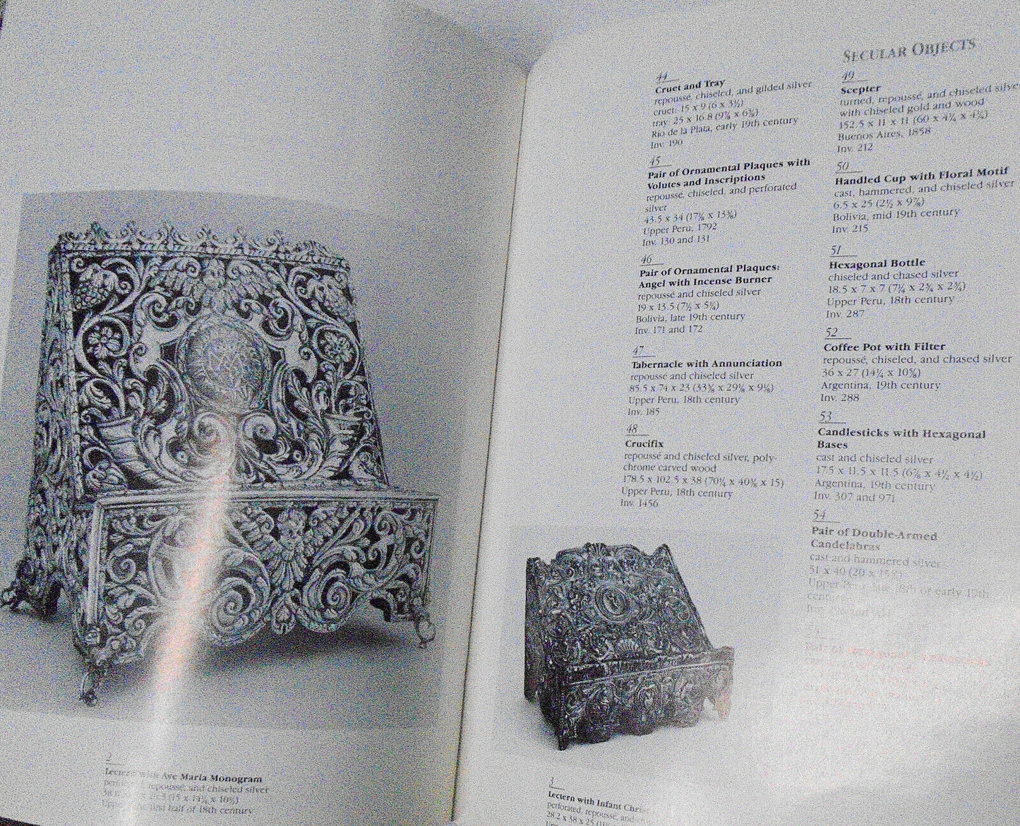Southern Splendor. Masterworks of Colonial Silver from Museo Isaac Fer. Blanco