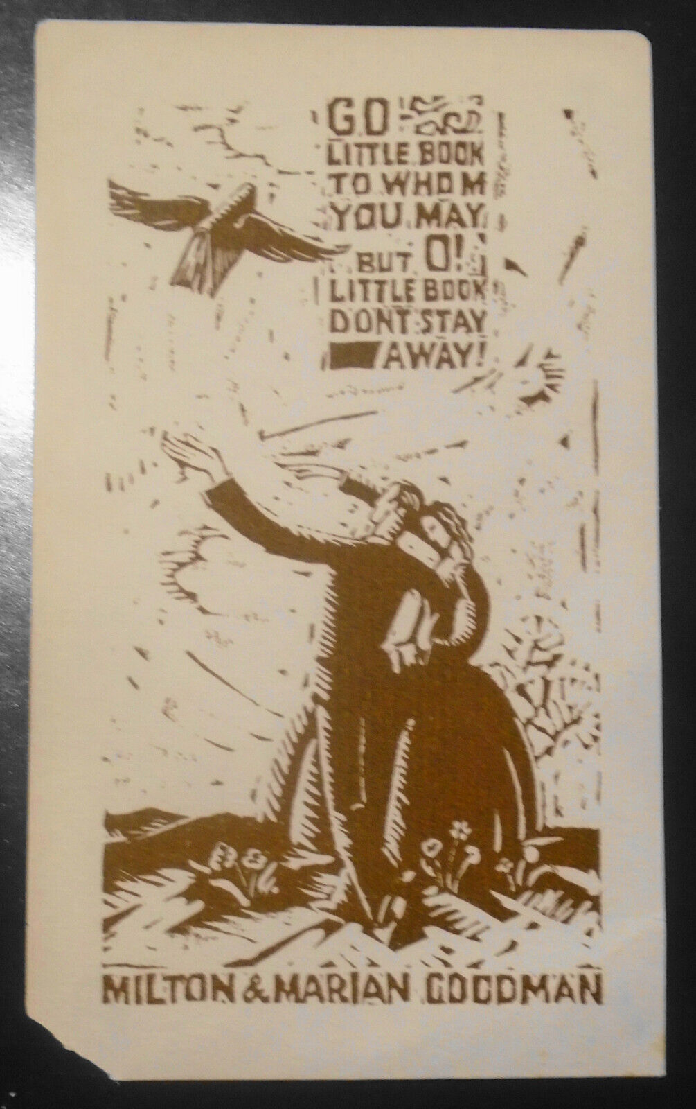 Milton & Marian Goodman Ex Libris Bookplate