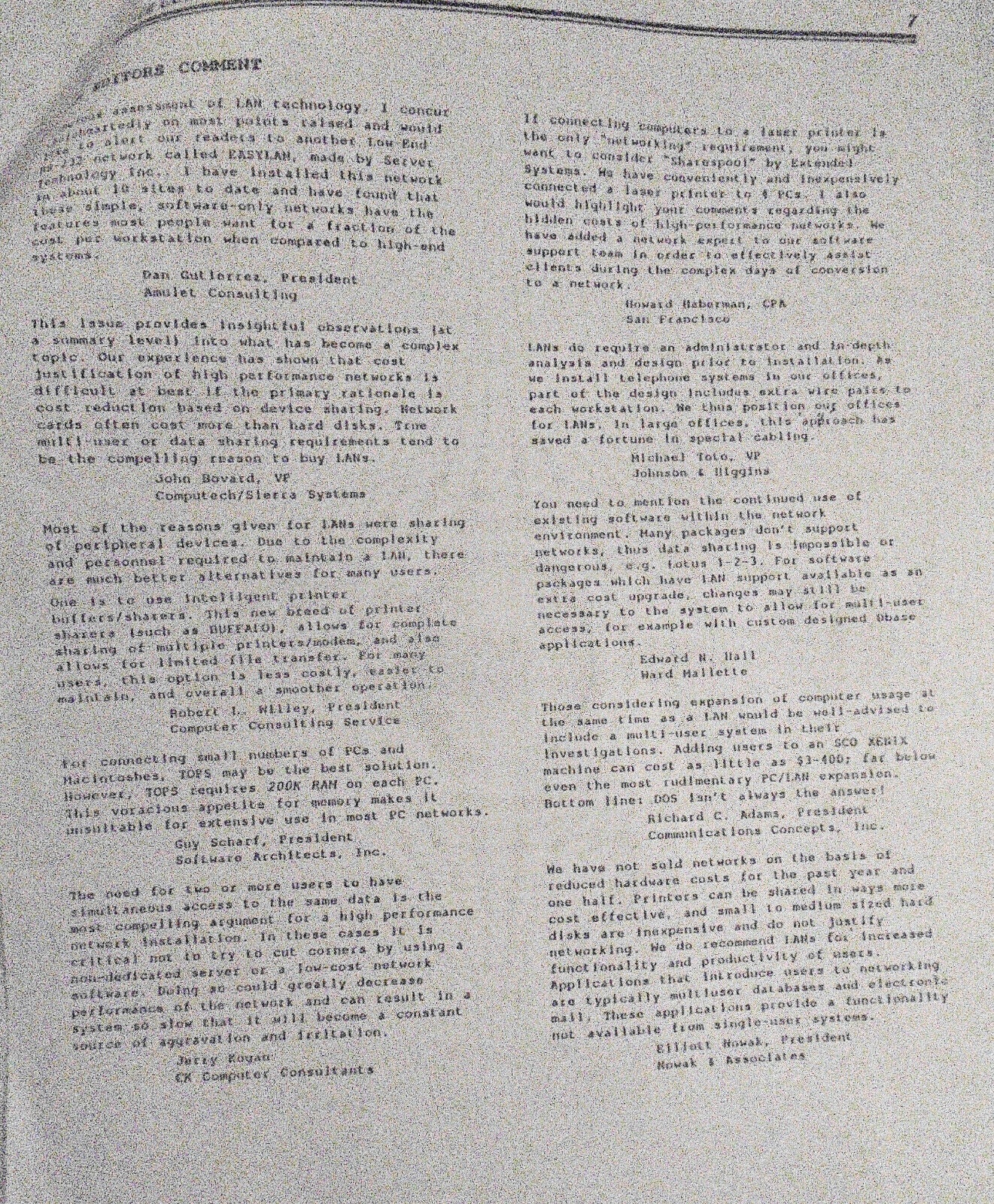 Executive Computing, September 1988. Touche Ross monthly Newsletter for clients