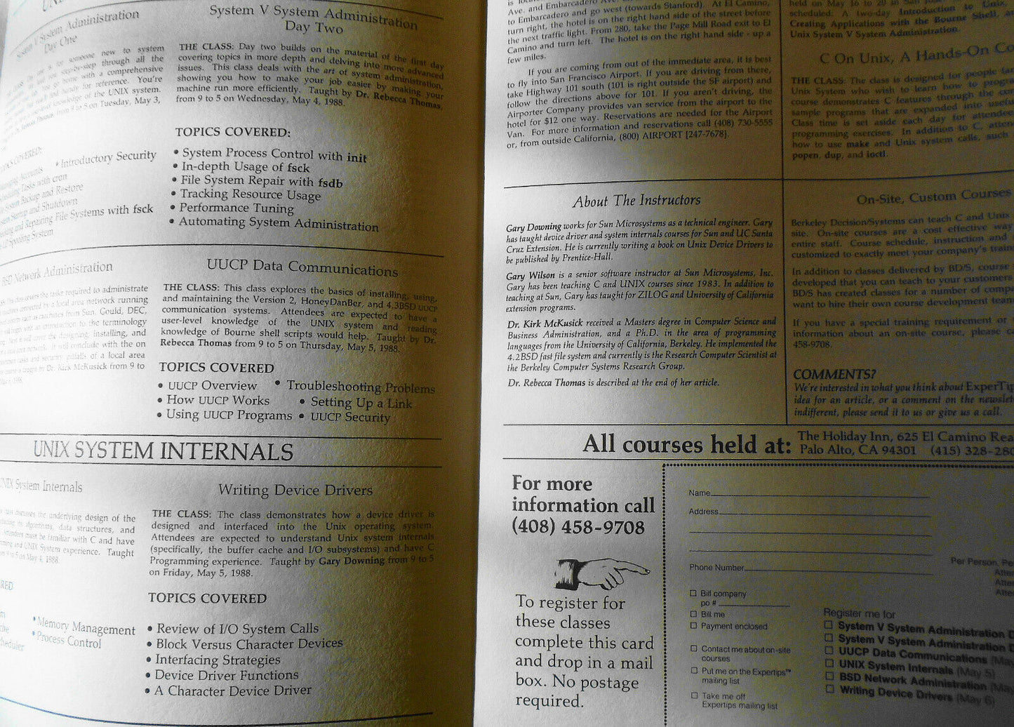 ExperTips, April 1988, A C and UNIX Newsletter - Vol. 1, No. 3