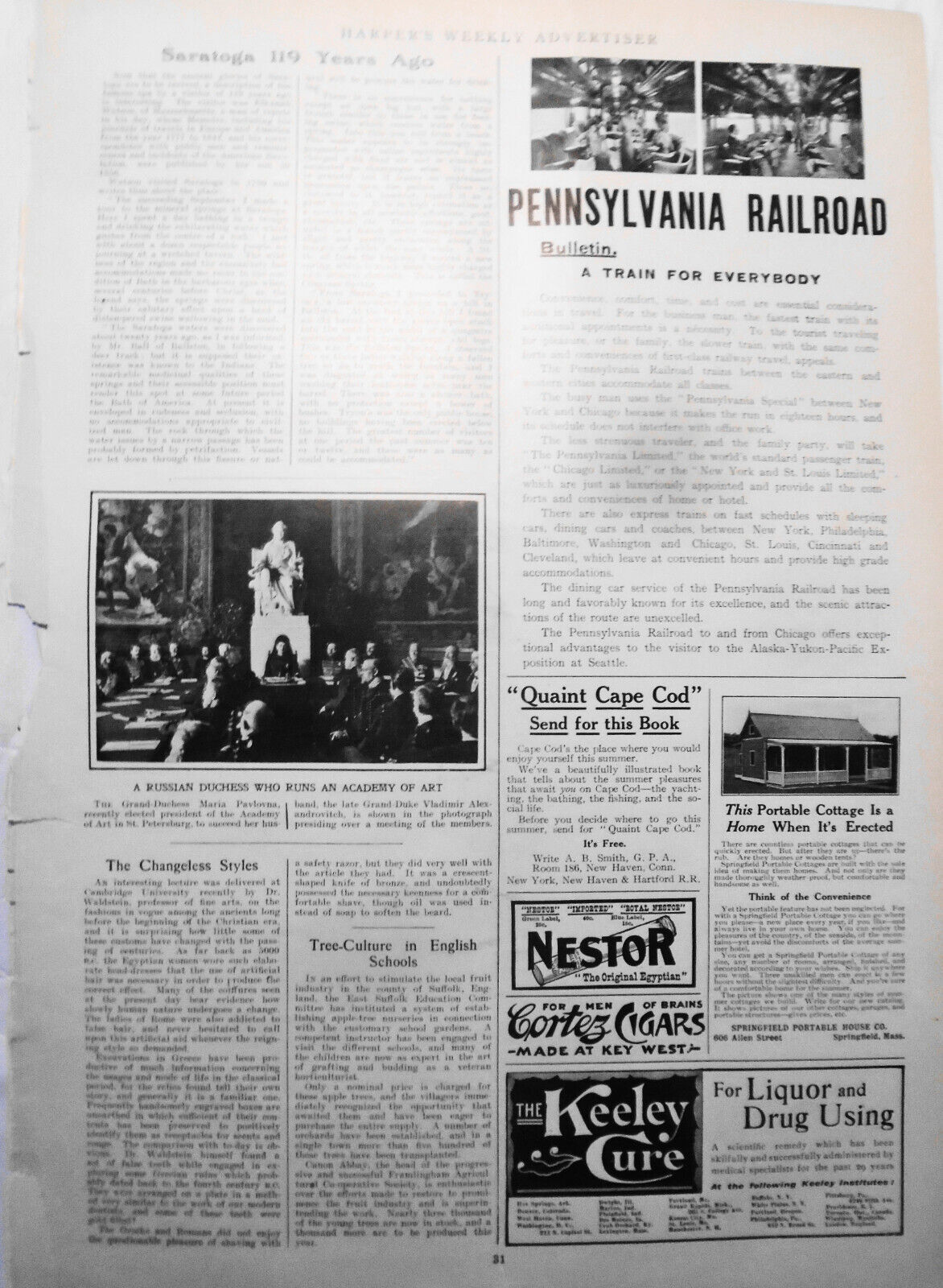 Shutting out the Bubonic Plague, by W. C. Rucker Harper's Weekly, June 19, 1909