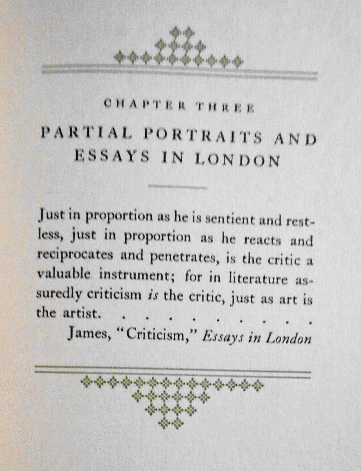 Henry James's Criticism, by Morris Roberts. 1929. First edition. Hardcover/DJ.