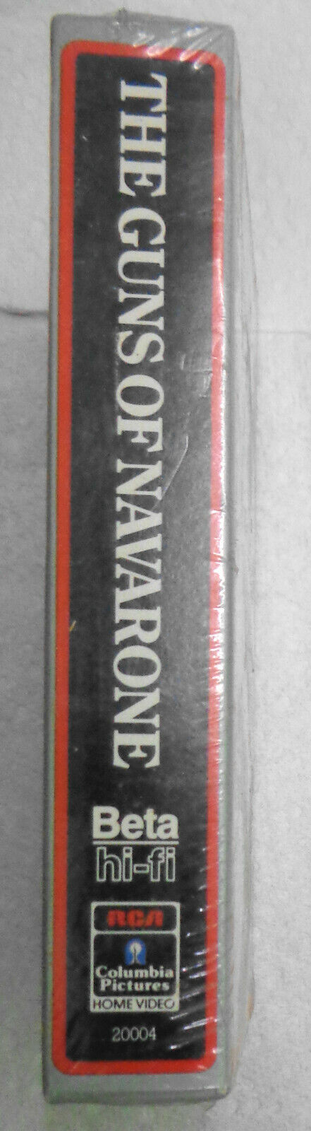 NEW!! The Guns of Navarone Betamax Beta tape - Brand new sealed in shrinkwrap