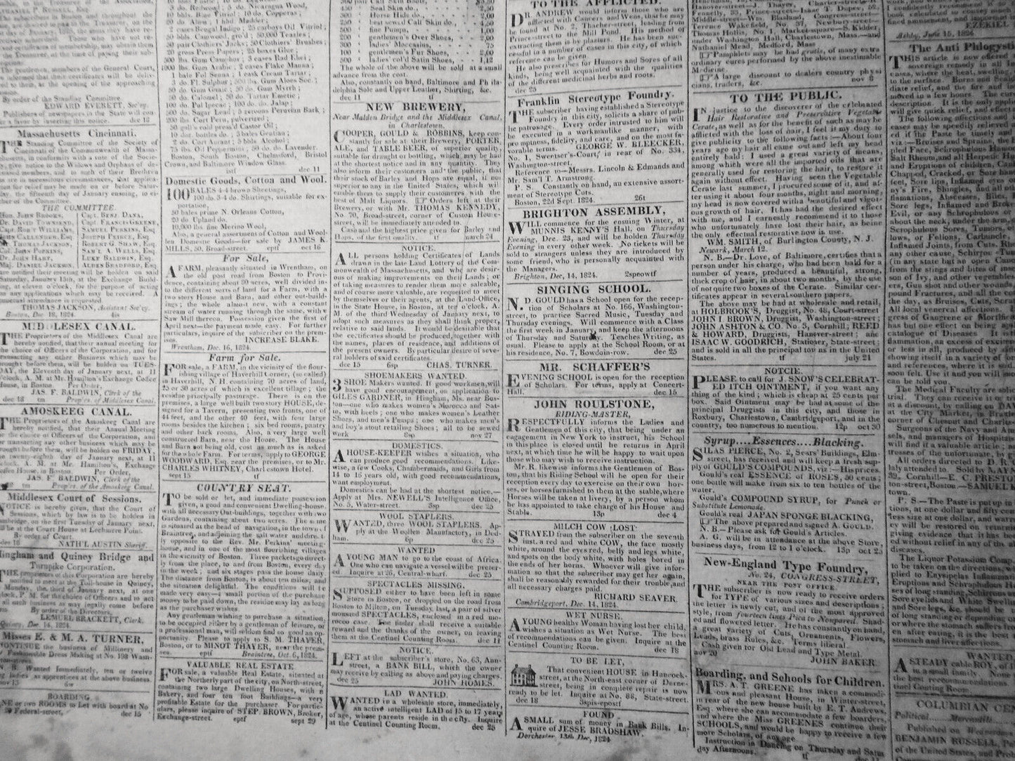 Columbian Centinel, January 1, 1825