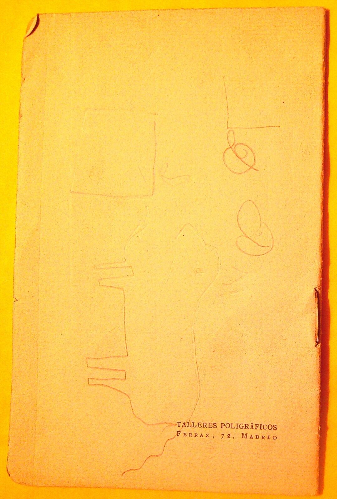 1923 Reglamento del juego de Hockey. Madrid, Spain; por Federacion Espaniola