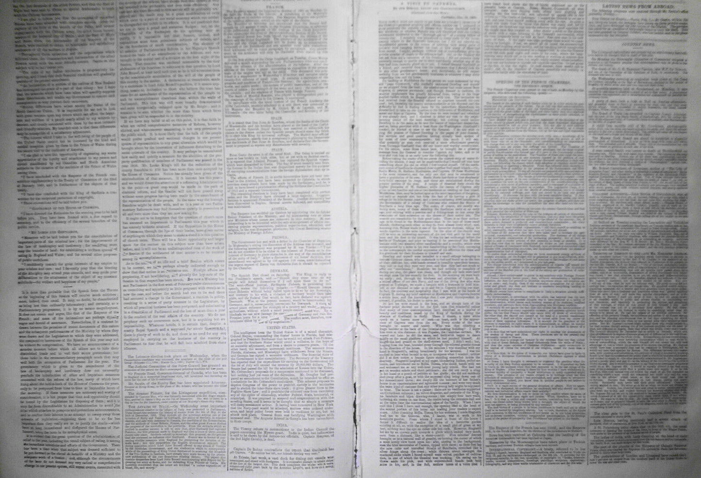 Illustrated London News, February 9, 1861 - Opening of Parliament; Coventry woes
